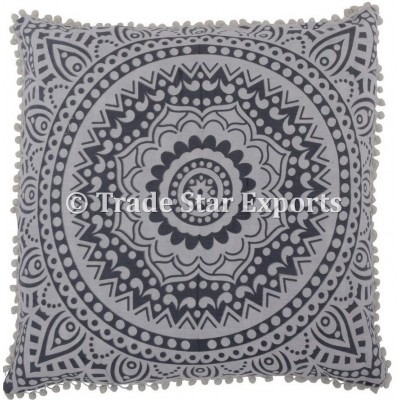 Indian Mandala Euro Sham Cover 26x26 Boho Pillow Cases Square Cushion Cover   232249874587
